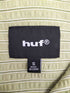 ハフ HUF BIG BLOCK STRIPED SHPRT ワンポイントロゴ ストライプ ショートスリーブ シャツ メンズ import:S