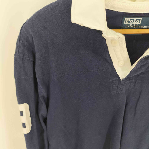ポロラルフローレン POLO RALPH LAUREN ビッグポニー ラガーシャツ 長袖ポロ メンズ import:XL