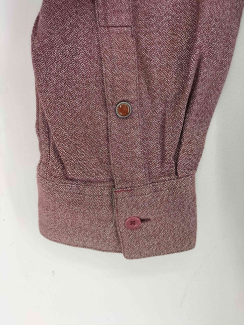 ティンバーランド Timberland ヘリンボーン ロングスリーブ シャツ メンズ import:XL
