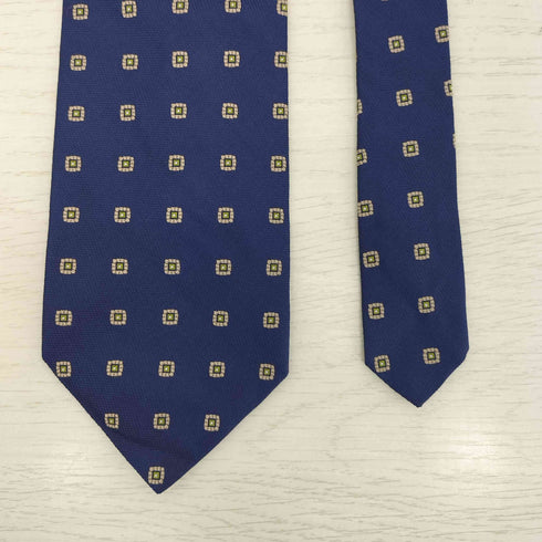 ブルックスブラザーズ 346 BROOKS BROTHERS USA製 幾何学 PURE SILK ネクタイ メンズ