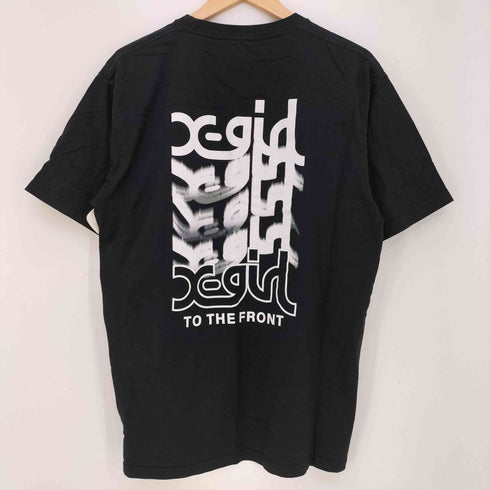 エックスガール X-girl BLURRY LOGO S/S TEE レディース JPN:L