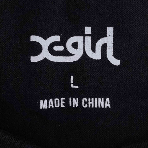 エックスガール X-girl BLURRY LOGO S/S TEE レディース JPN:L