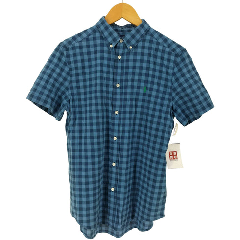 ラルフローレン RALPH LAUREN コットン 半袖 ボタンダウン ブロックチェック シャツ メンズ XL(170)