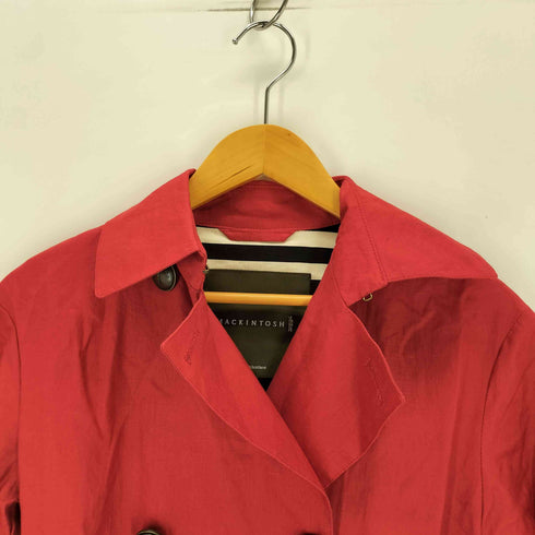 マッキントッシュ Mackintosh リネン ポリウレタンコーティング トレンチコート レディース 34