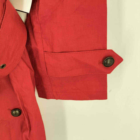 マッキントッシュ Mackintosh リネン ポリウレタンコーティング トレンチコート レディース 34