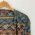 ミッソーニ MISSONI 幾何学 ロングカーディガン レディース 42