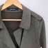 ザラ ZARA BASIC ウエストベルト フェイクスエード ダブル トレンチコート レディース import:M