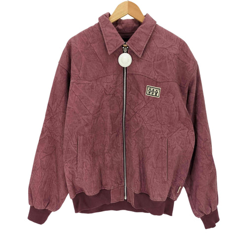 ハフ HUF HEMP FOLD COLLAR ZIP JACKET ヘンプ フォールド カラー ジップ ジャケット メンズ L