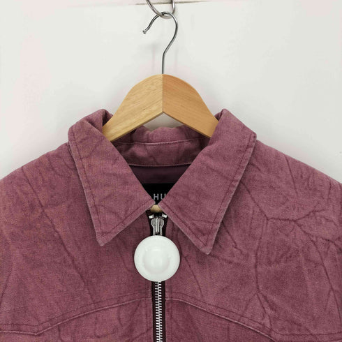 ハフ HUF HEMP FOLD COLLAR ZIP JACKET ヘンプ フォールド カラー ジップ ジャケット メンズ L