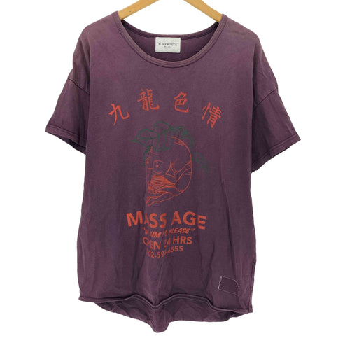 ブラックウィドゥ BLACK WEIRDOS 19SS 九龍色情 プリントクルーネックTシャツ メンズ