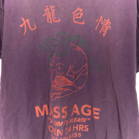 ブラックウィドゥ BLACK WEIRDOS 19SS 九龍色情 プリントクルーネックTシャツ メンズ