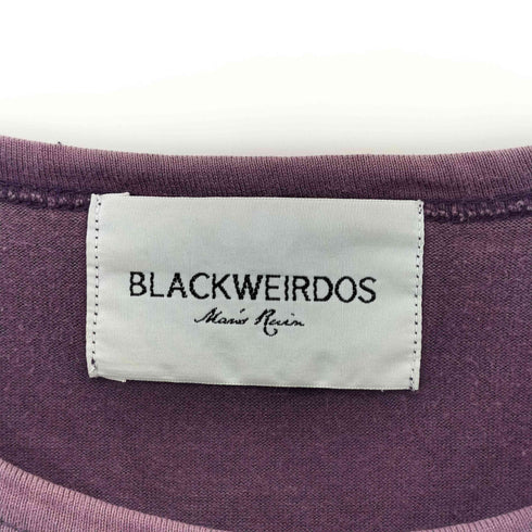 ブラックウィドゥ BLACK WEIRDOS 19SS 九龍色情 プリントクルーネックTシャツ メンズ