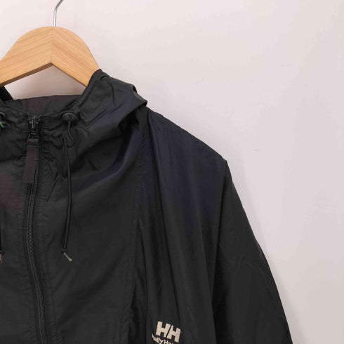 ヘリーハンセン HELLY HANSEN 90s ロゴ刺繍 リップストップ ナイロン アノラックパーカー メンズ import:L