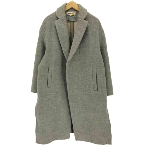 エンフォルド ENFOLD 16AW リバーウールスリットコート レディース 36