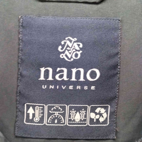 ナノユニバース NANO universe N3-B型 中綿 ダブルジップ フーデッド モッズコート メンズ JPN:S