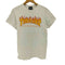 スラッシャーマガジン THRASHER MAGAZINE ファイヤーパターンロゴ クルーネックTシャツ メンズ import:S