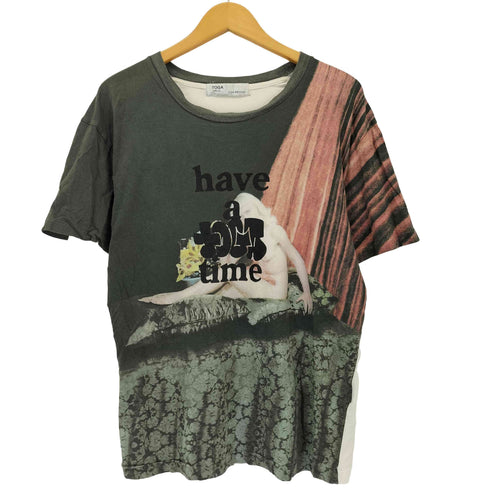 トーガビリリース TOGA VIRILIS HAVE A GOOD TIME プリント クルーネックTシャツ レディース 46