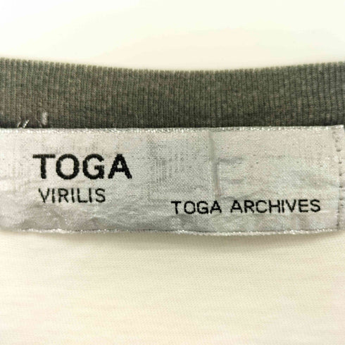 トーガビリリース TOGA VIRILIS HAVE A GOOD TIME プリント クルーネックTシャツ レディース 46
