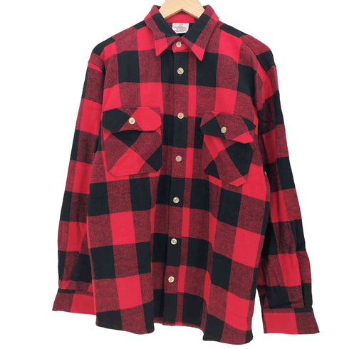ロスコ ROTHCO 90-00s ブロックチェック ネルシャツ メンズ import:M