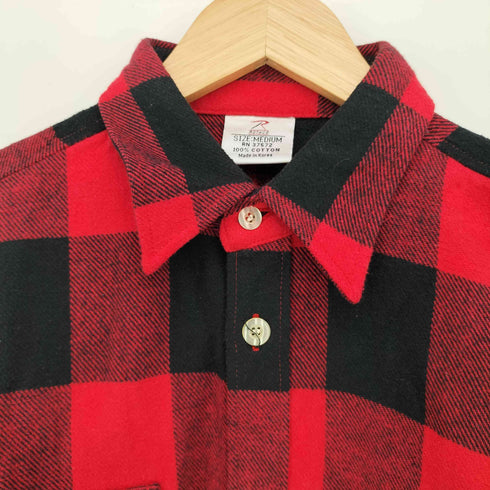 ロスコ ROTHCO 90-00s ブロックチェック ネルシャツ メンズ import:M