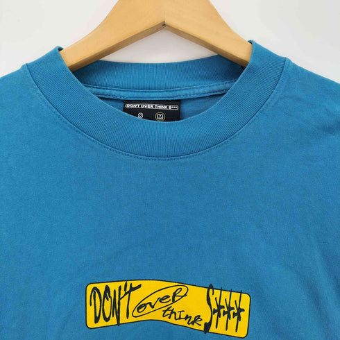 DON'T OVER THINK SHIT ドントオーバーシンクシット プリントクルーネックTシャツ メンズ import:M