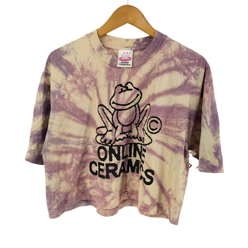 オンラインセラミックス ONLINE CERAMICS Nobody Can Change MyWorld Crop Tee ノーバディ キャン チェンジ マイ ワールド クロップ Tシャツ レディース ONE SIZE