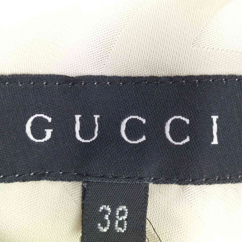 グッチ GUCCI バックプリーツ 2B テーラードジャケット レディース 38