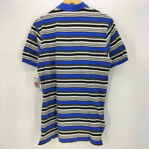 ポロゴルフラルフローレン POLO GOLF RALPH LAUREN ポニー刺繍 マルチカラー ボーダー ポロシャツ メンズ import:M