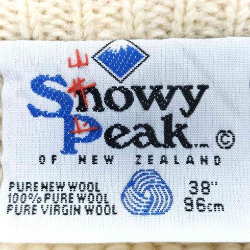SNOWY PEAK スノーウィーピーク ウールジャガードクルーネックニット メンズ 38