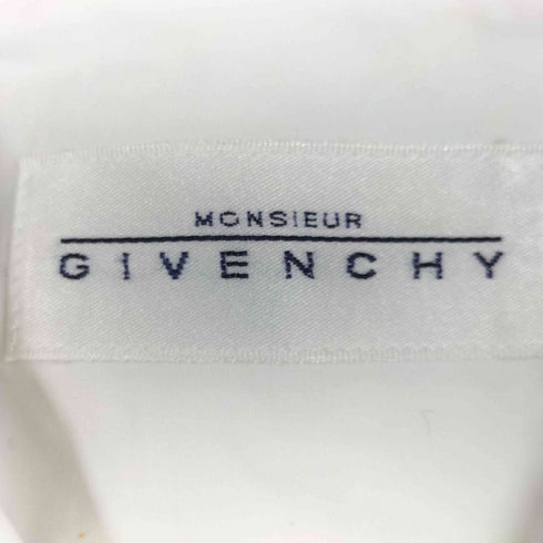 ジバンシィ GIVENCHY ワンポイントロゴ ロングスリーブ カッターシャツ メンズ