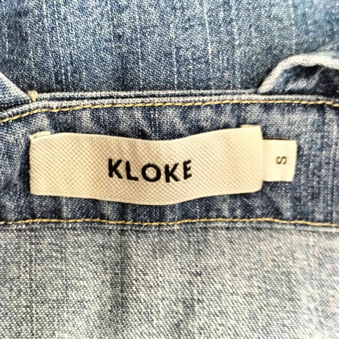 kloke デニム ジャンスカ レディース import:S