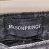 メイソンプリンス mason prince サイドアジャスター ダメージ ワイド デニム ショーツ メンズ JPN:4