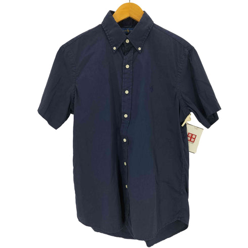 ラルフローレン RALPH LAUREN CLASSIC FIT FEATHER WEIGHT TWILL スモールポニー 刺繍 半袖 シャツ メンズ S