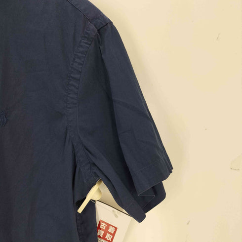 ラルフローレン RALPH LAUREN CLASSIC FIT FEATHER WEIGHT TWILL スモールポニー 刺繍 半袖 シャツ メンズ S