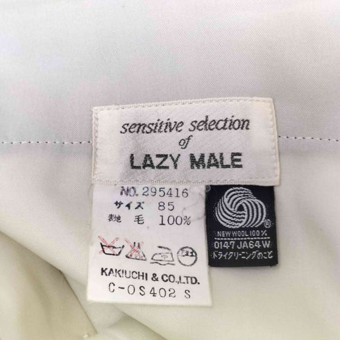 LAZY MALE 2タック ウールスラックス メンズ