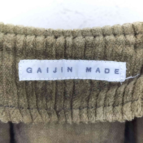 ガイジンメイド GAIJIN MADE コットン 太畝 バンドカラー コーデュロイ ジャケット メンズ