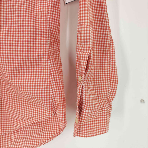 ラルフローレン RALPH LAUREN SLIM FIT スモールポニー 刺繍 長袖 ギンガムチェック シャツ メンズ S