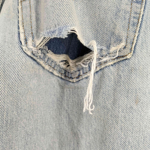 リーバイス Levis USA製 ボタン裏546刻印 ボタンフライ デニム パンツ ボロ メンズ