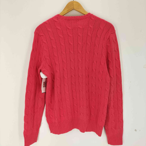 ポロラルフローレン POLO RALPH LAUREN スモールポニー 刺繍 ケーブル編み ニット メンズ XS