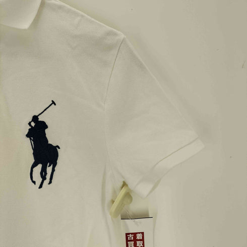 ポロラルフローレン POLO RALPH LAUREN CUSTOM SLIM FIT ビッグポニー 刺繍 鹿の子 ポロシャツ メンズ XS