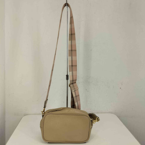 ブルーレーベルクレストブリッジ BLUE LABEL CRESTBRIDGE 本革 CBチェック ショルダーバッグ レディース