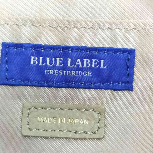 ブルーレーベルクレストブリッジ BLUE LABEL CRESTBRIDGE 本革 CBチェック ショルダーバッグ レディース
