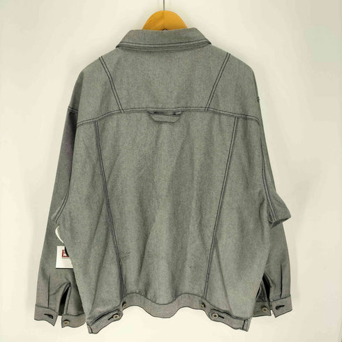 WEBS JEANS ロゴボタン ステッチデザイン トラッカージャケット メンズ 2XL