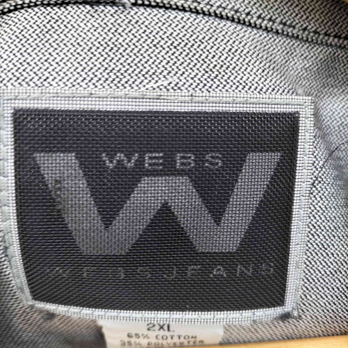 WEBS JEANS ロゴボタン ステッチデザイン トラッカージャケット メンズ 2XL