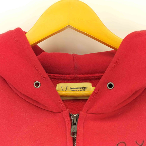 ディスイズネバーザット thisisneverthat SONGS of PAIN Faded Zip Up Hoodie ソングス オブ ペイン フェイデッド ジップ アップ フーディー メンズ import:L