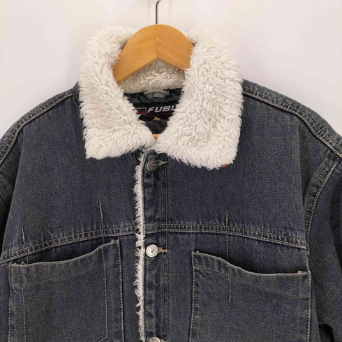 フブ FUBU 90-00s 裏ボア デニムジャケット メンズ