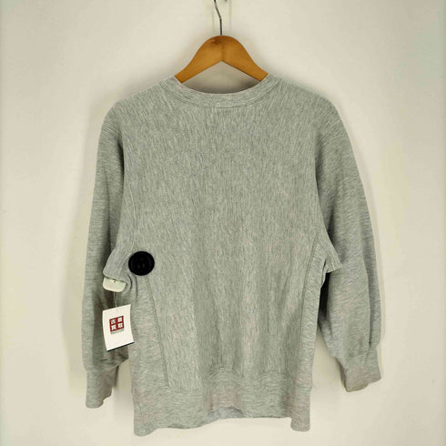 チャンピオン Champion 90S USA製 刺繍タグ REVERSE WEAVE カレッジロゴ 袖 目有り プルオーバー スウェット メンズ import:L