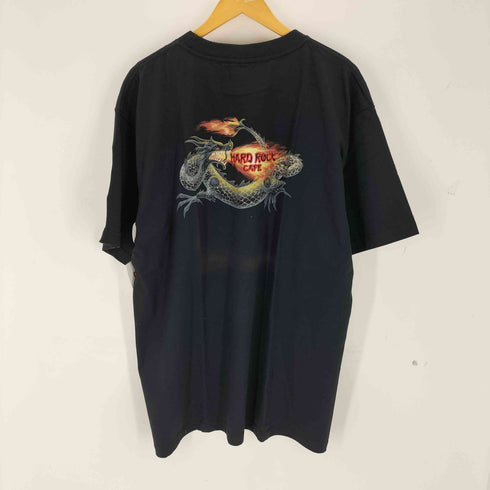 ハードロックカフェ Hard Rock Cafe ドラゴンプリント 半袖Tシャツ メンズ XL