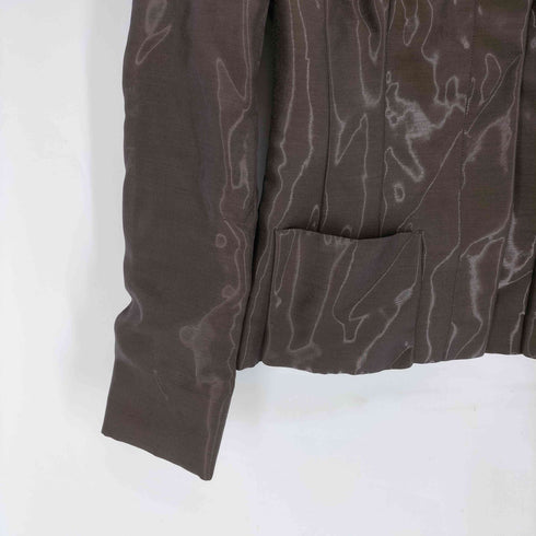 ケンゾーパリス KENZO PARIS 90-00S OLD 比翼 シングルブレスト ノッチドラペル テーラードジャケット レディース