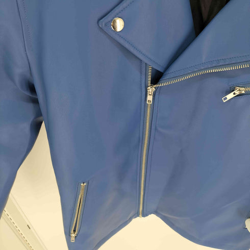 ナイラス NYLAUS フェイクレザー ダブルライダースジャケット メンズ JPN:XL
